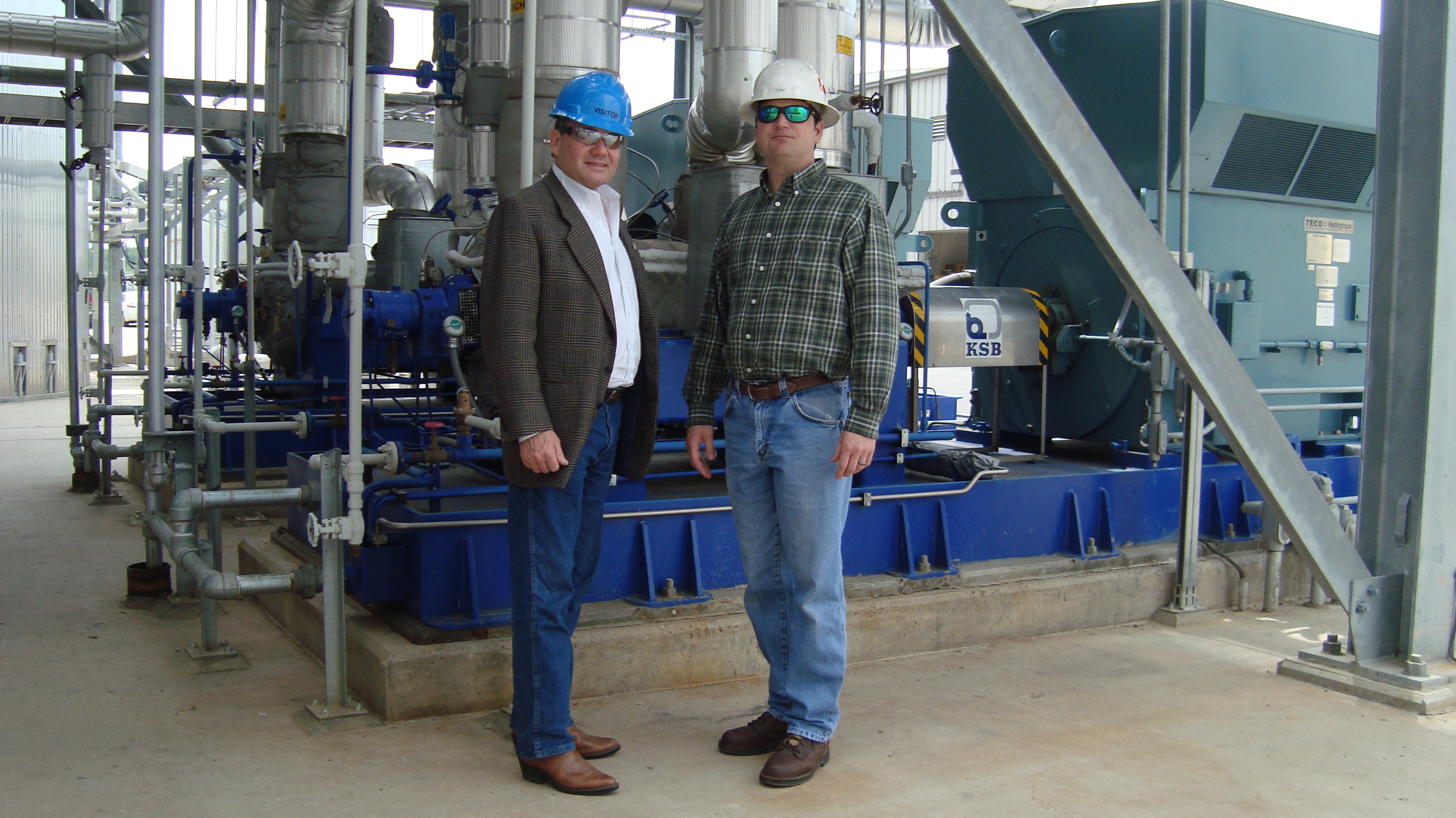 Al Lee for Texas Railroad Commission 2012 visits Texas' most modern Electric Generating plant